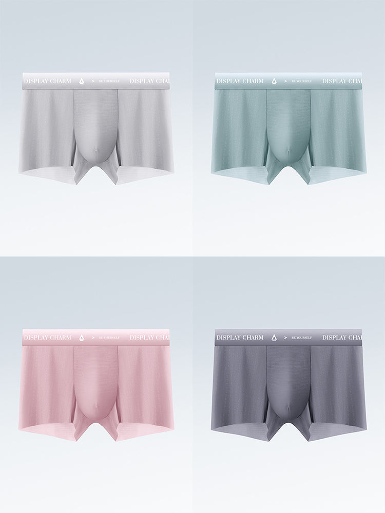 4 Pack Men's Air Pouch Mesh Trunks | dmunderwear detail image 7