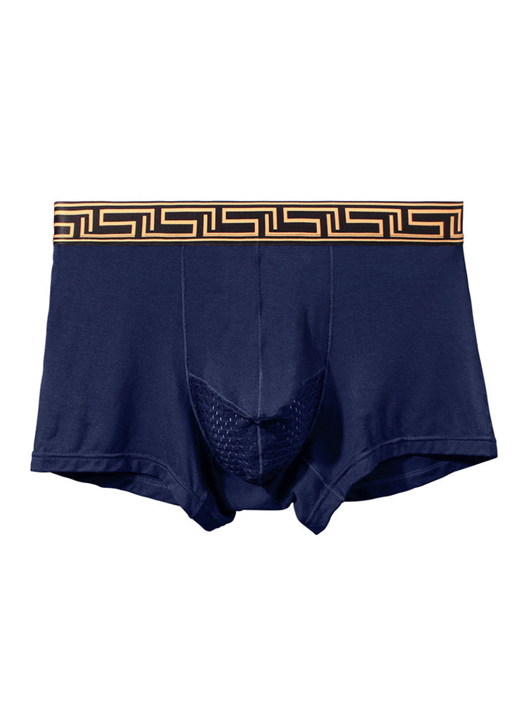 4 Pack Men's Athletic Mesh Pouch Trunks | dmunderwear detail image 11