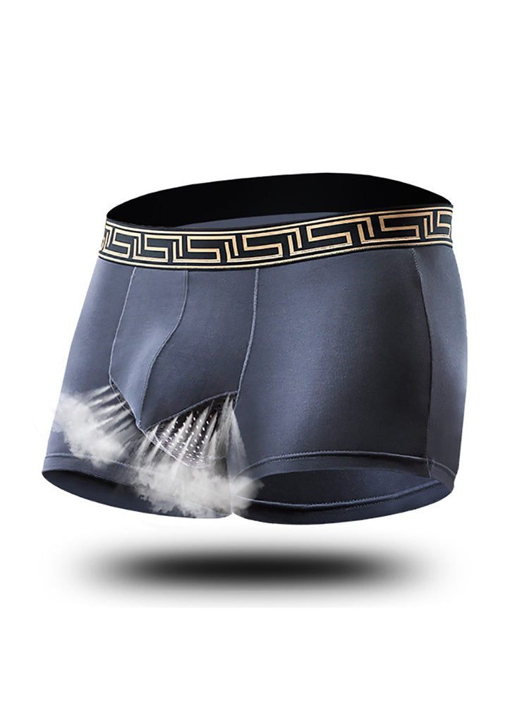 4 Pack Men's Athletic Mesh Pouch Trunks | dmunderwear detail image 12