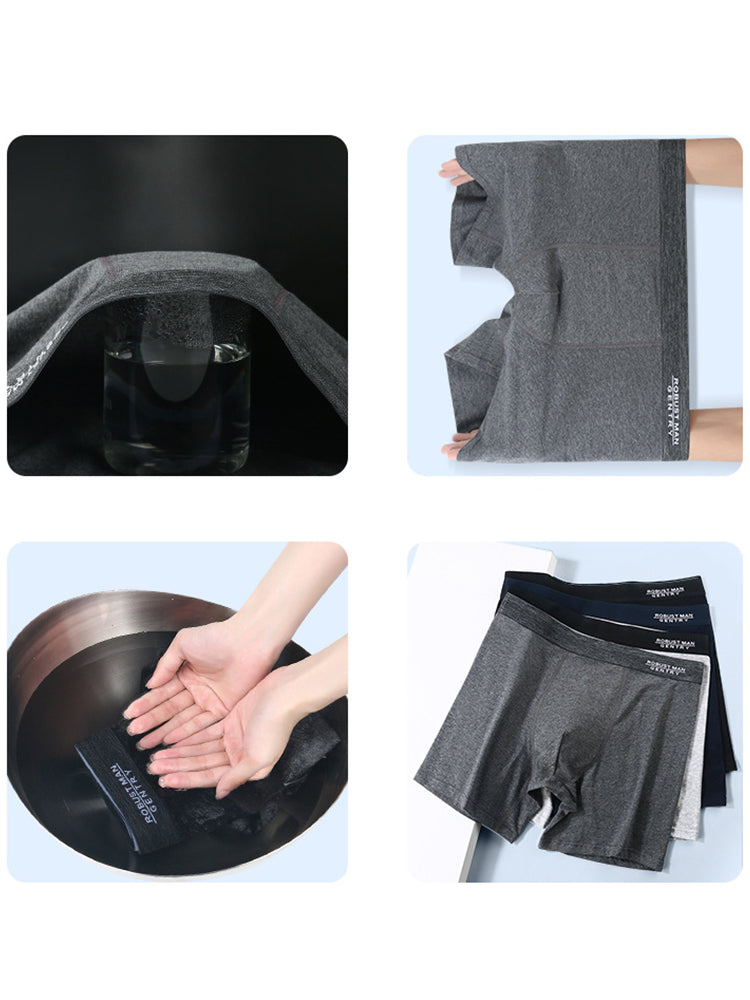 4 Pack Men's Classic Microfiber Trunks | dmunderwear detail image 9
