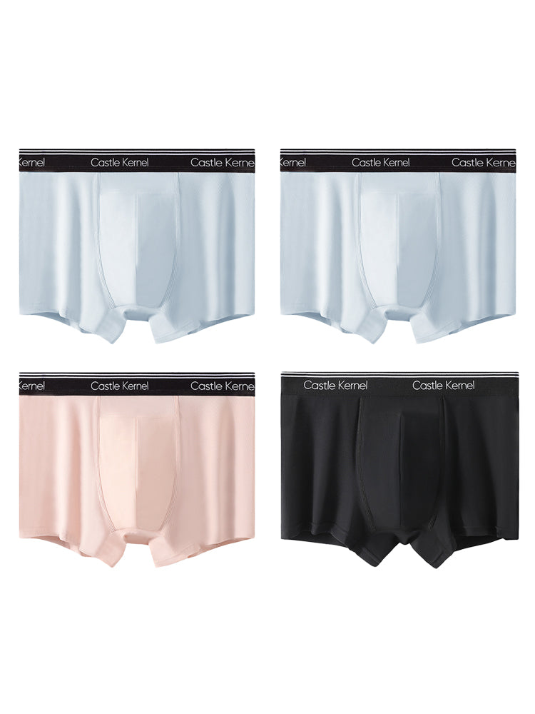 4 Pack Men's Comfort Flex Trunks | dmunderwear detail image 14