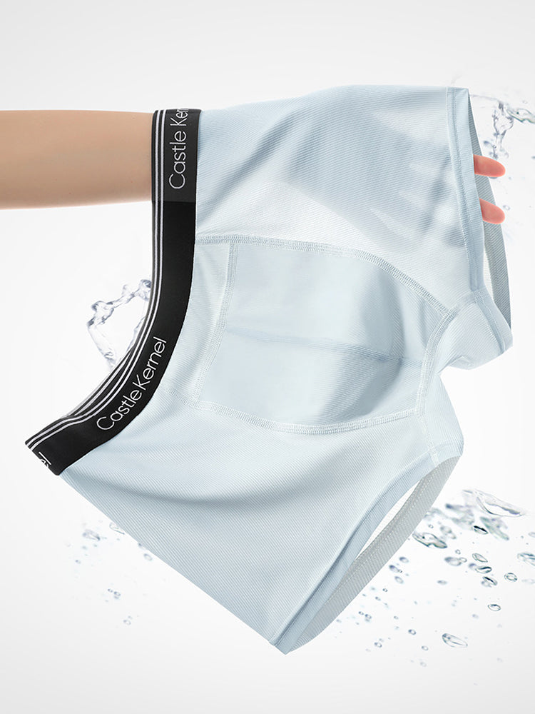 4 Pack Men's Comfort Flex Trunks | dmunderwear detail image 3