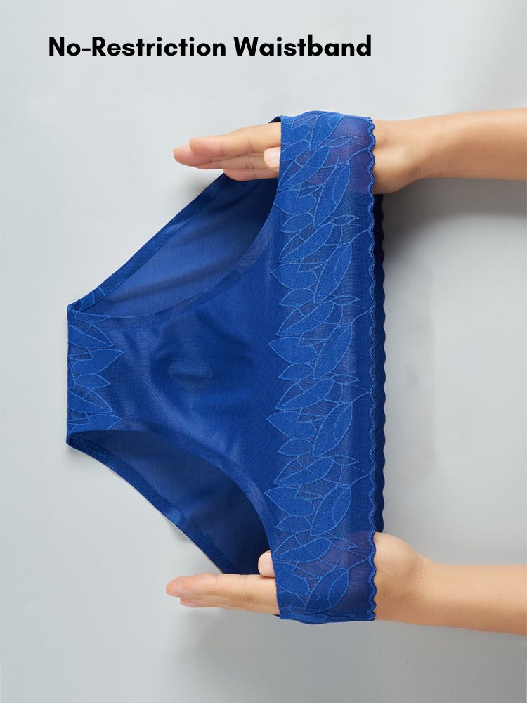 4 Pack Men's 3D Pouch & Seamless Lace Accent Comfort Briefs | dmunderwear detail image 10