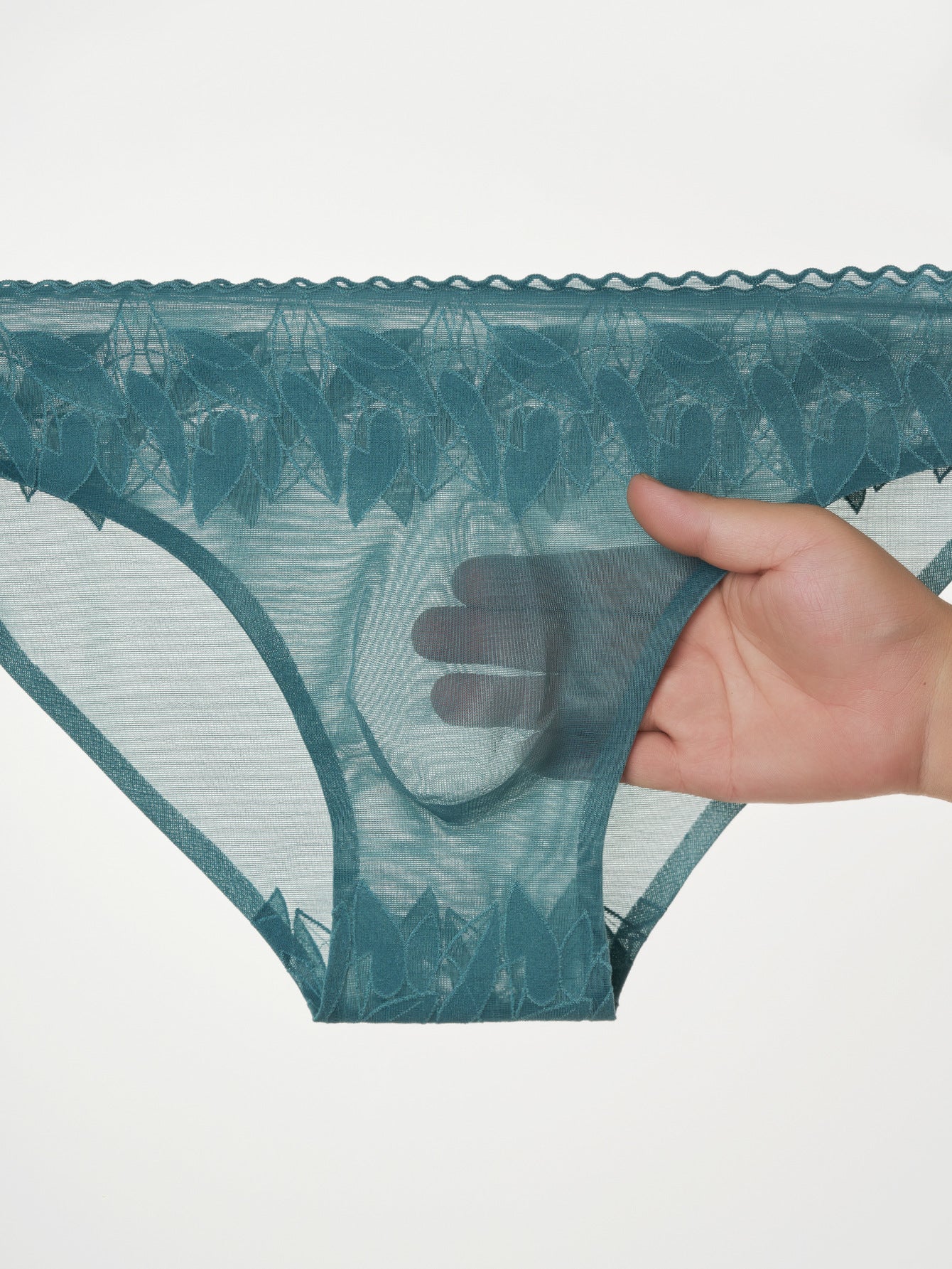 4 Pack Men's 3D Pouch & Seamless Lace Accent Comfort Briefs | dmunderwear detail image 17