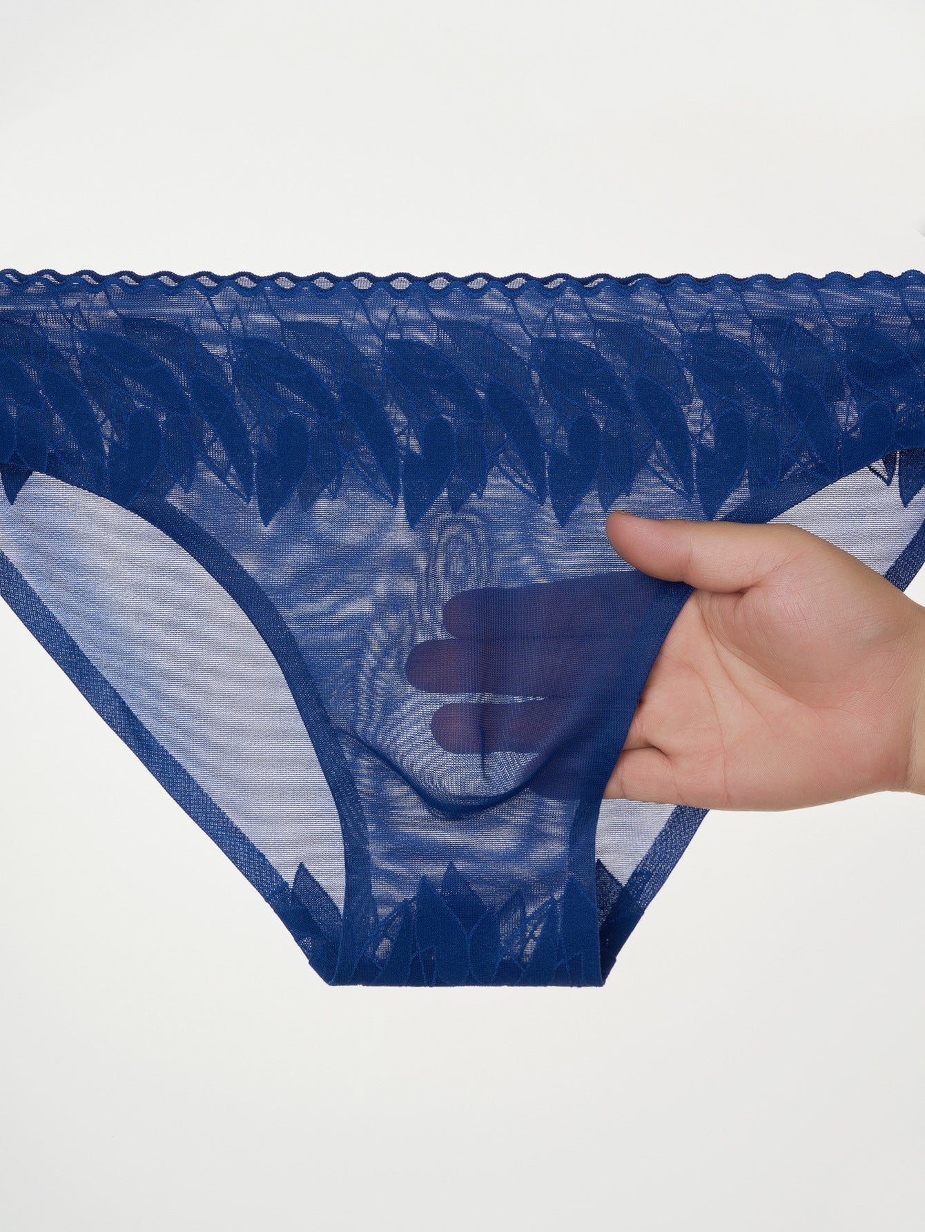 4 Pack Men's 3D Pouch & Seamless Lace Accent Comfort Briefs | dmunderwear detail image 18