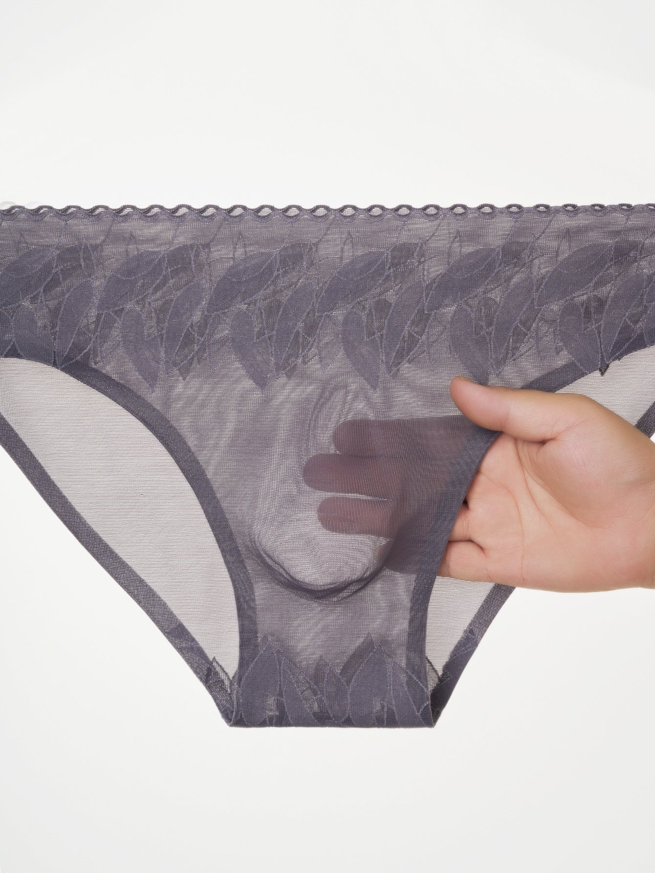 4 Pack Men's 3D Pouch & Seamless Lace Accent Comfort Briefs | dmunderwear detail image 19