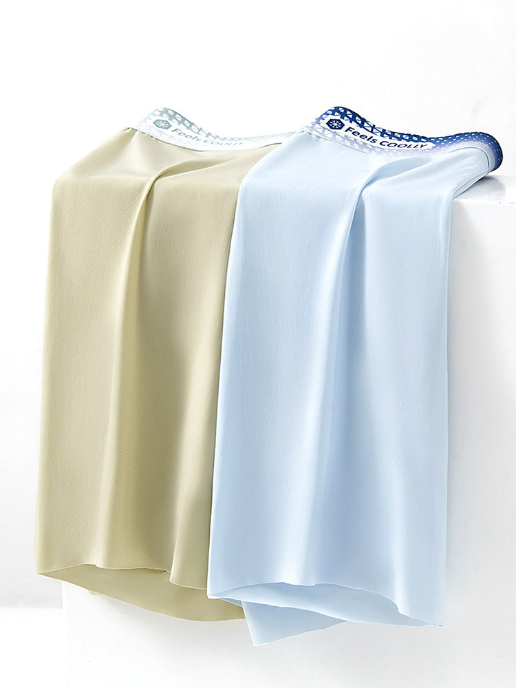 4-pack Men's Anti-Chafing & Gusset Protection Ice Silk Midway Briefs | dmunderwear detail image 11