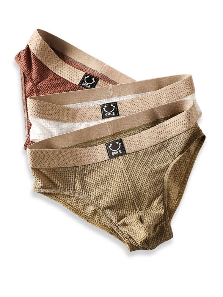 4-pack Men's Anti-Chafing Odor-Control Comfy Waistband Briefs | dmunderwear detail image 4