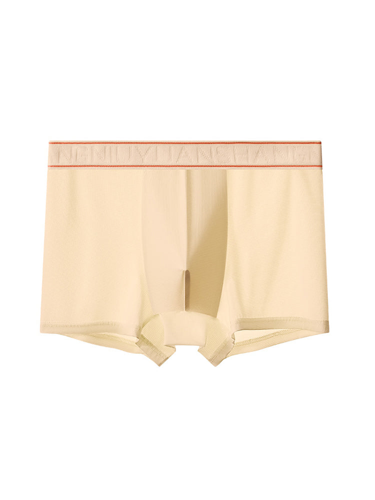 4 Pack Men's Antibacterial Comfy Waistband Ice Silk Trunks | dmunderwear