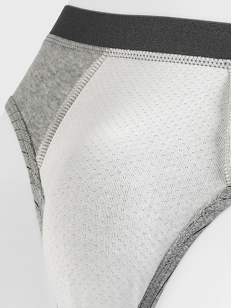 3-pack Men's Antibacterial Pure Cotton Sexy Sports Breathable Underwear | dmunderwear detail image 11