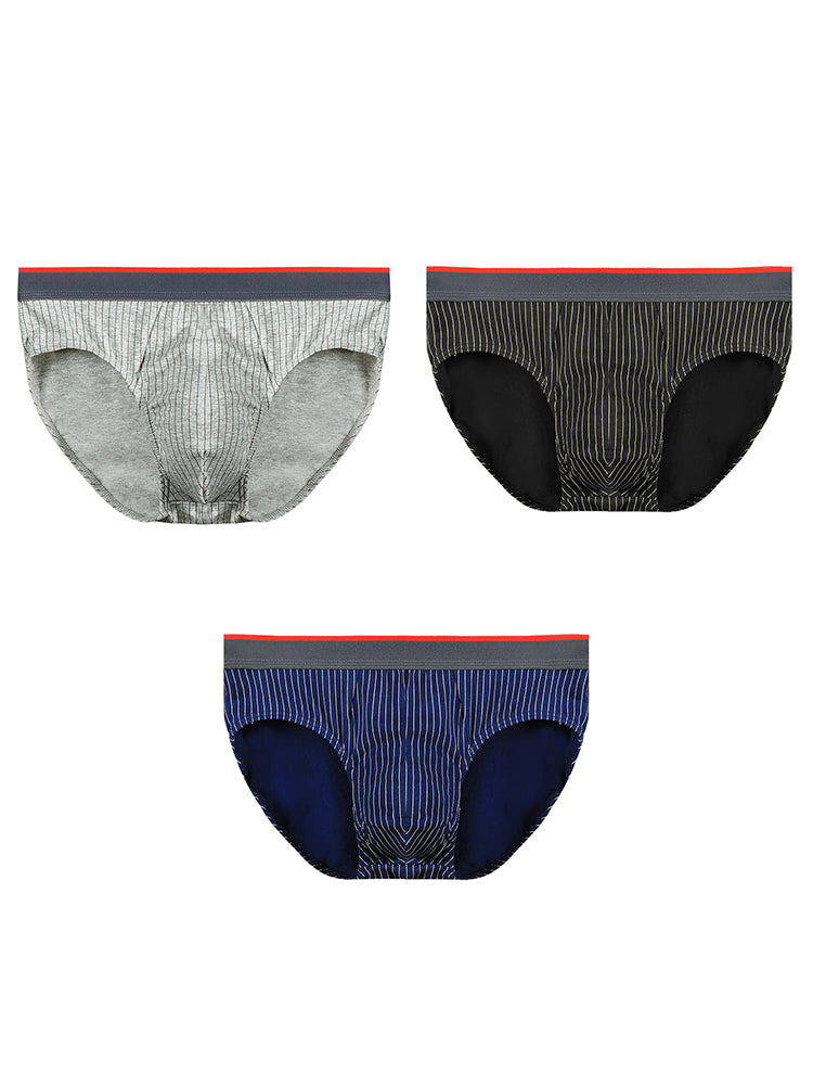 3-pack Men's Antibacterial Pure Cotton Sexy Sports Breathable Underwear | dmunderwear detail image 20