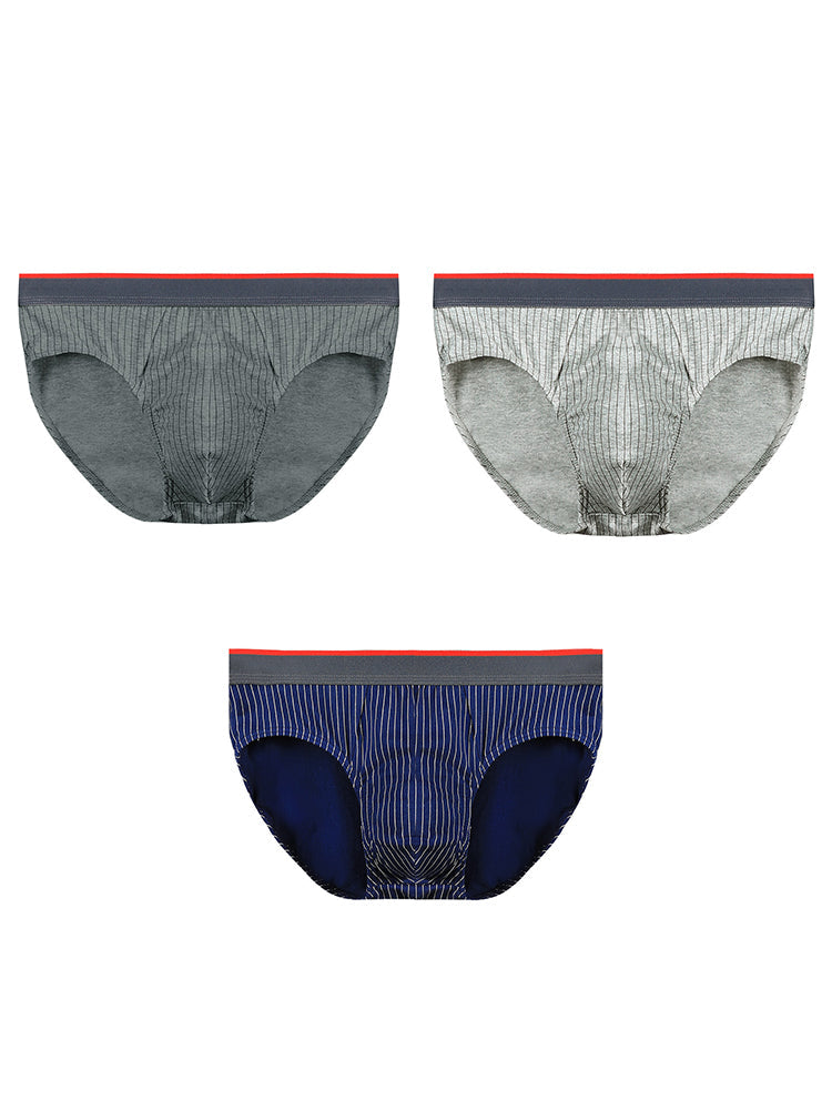 3-pack Men's Antibacterial Pure Cotton Sexy Sports Breathable Underwear | dmunderwear detail image 8