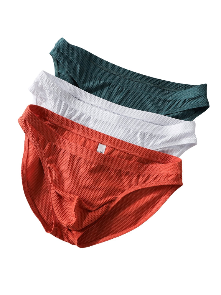 4 Pack Men's Lightweight Breathable Stretch Briefs | dmunderwear detail image 6