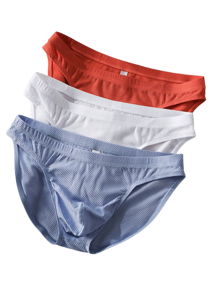 4 Pack Men's Lightweight Breathable Stretch Briefs | dmunderwear detail image 9