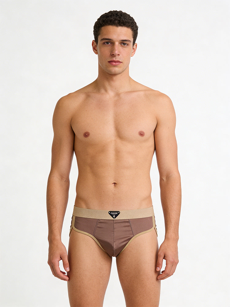 4 Pack Men's Breathable Thin & Soft-Touch Mid-Rise Briefs | dmunderwear