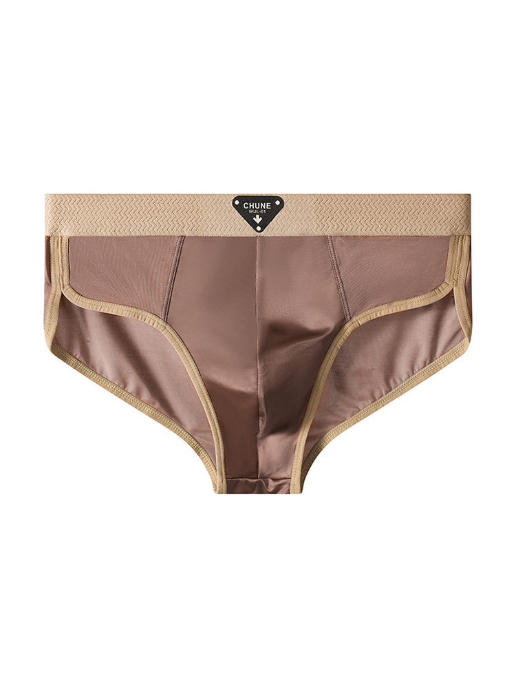 4 Pack Men's Breathable Thin & Soft-Touch Mid-Rise Briefs | dmunderwear detail image 18