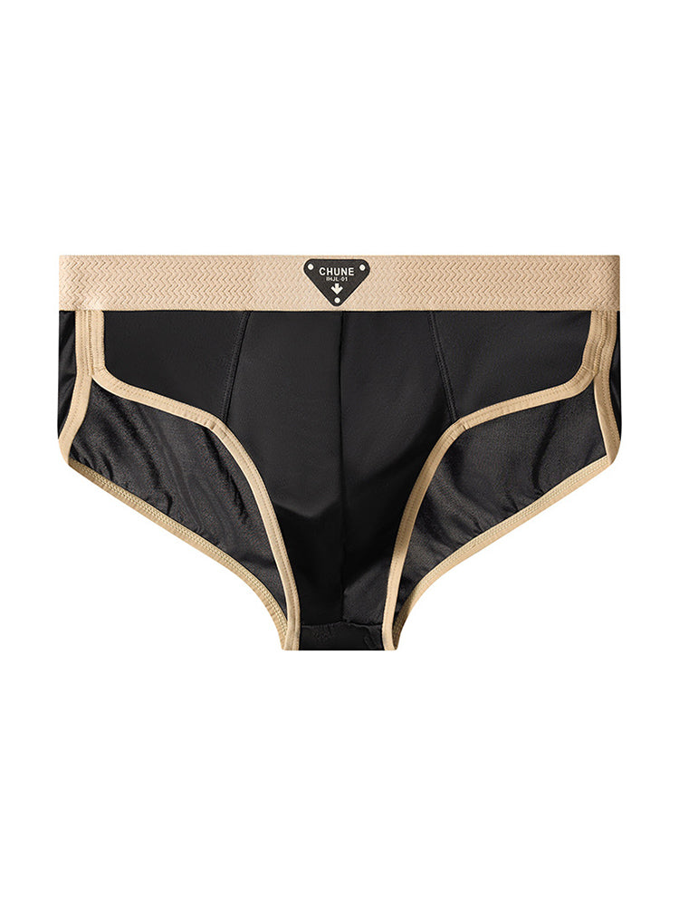 4 Pack Men's Breathable Thin & Soft-Touch Mid-Rise Briefs | dmunderwear detail image 20