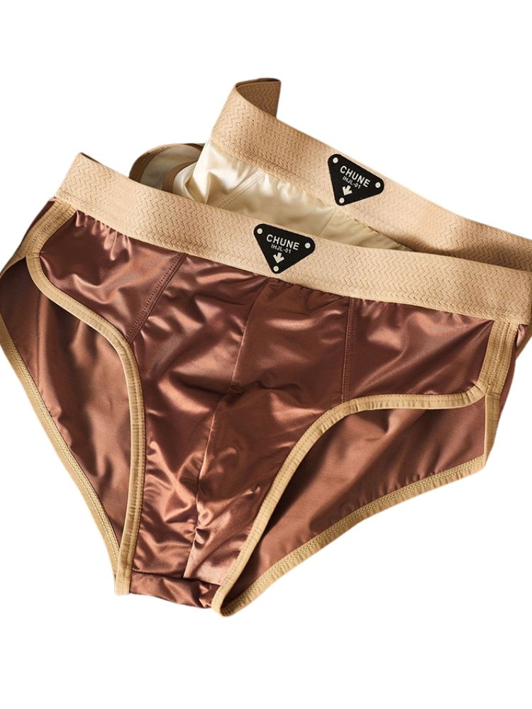 4 Pack Men's Breathable Thin & Soft-Touch Mid-Rise Briefs | dmunderwear detail image 8