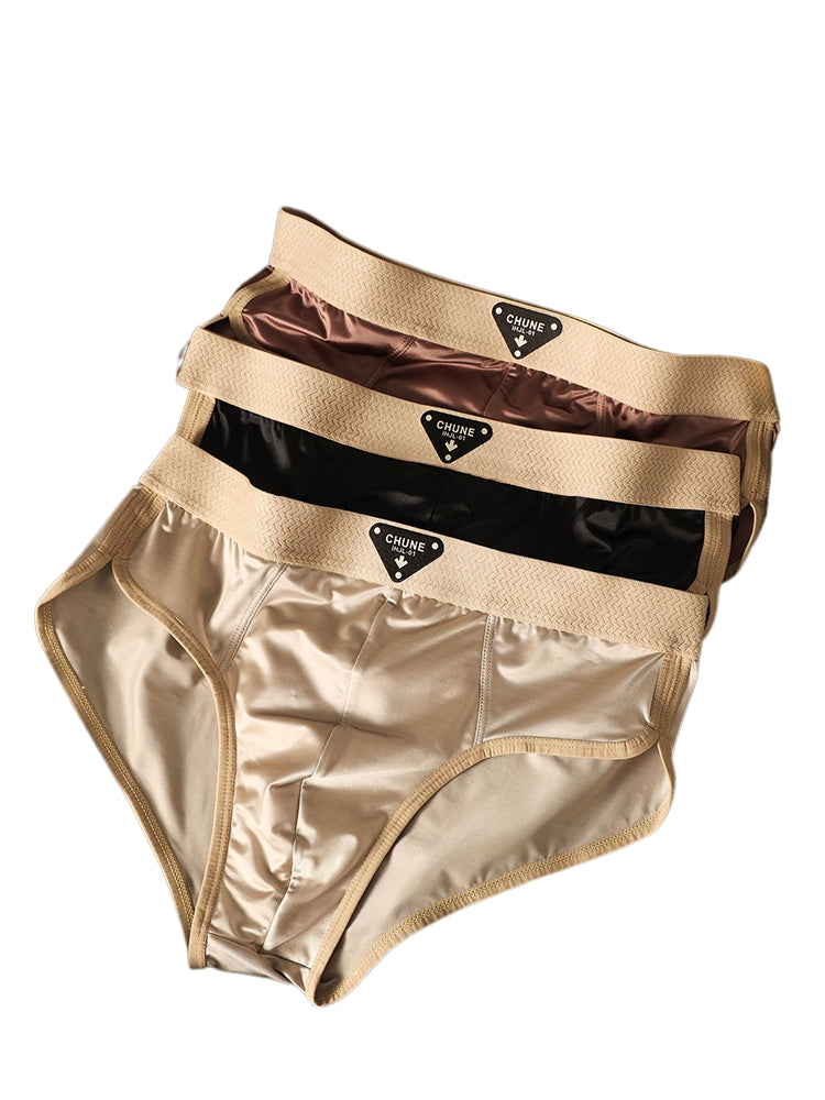 4 Pack Men's Breathable Thin & Soft-Touch Mid-Rise Briefs | dmunderwear detail image 9