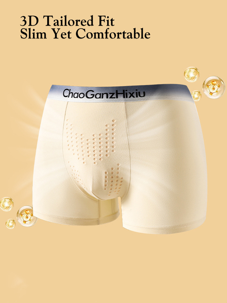 4 Pack Men's Comfy Waistband Anti-Chafing Stay-Put Fit Trunks | dmunderwear detail image 3