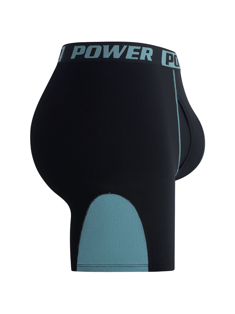 4 Pack Men's Comfy Waistband Workout Ready All-Season Boxer Briefs | dmunderwear detail image 15