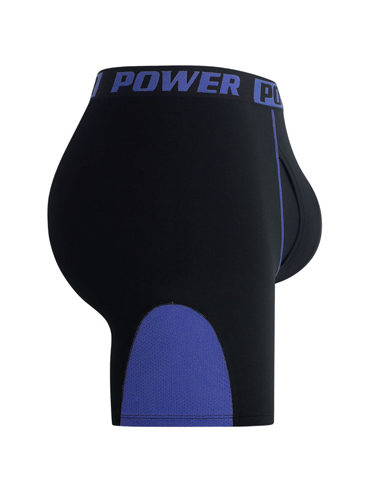 4 Pack Men's Comfy Waistband Workout Ready All-Season Boxer Briefs | dmunderwear detail image 16