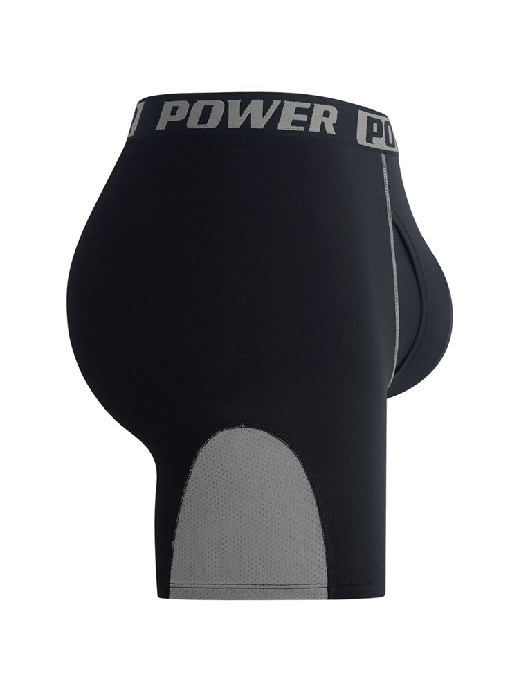 4 Pack Men's Comfy Waistband Workout Ready All-Season Boxer Briefs | dmunderwear detail image 20