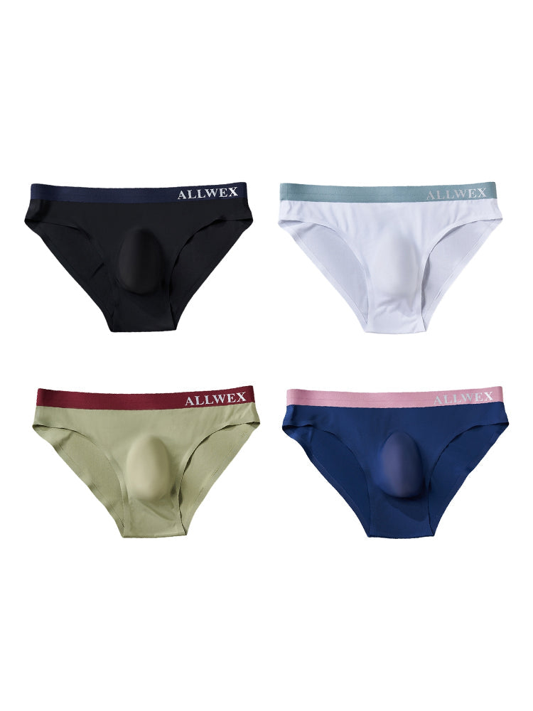 4 Pack Men's Cooling Stretch Fit Lightweight & Airy Soft Touch Briefs | dmunderwear detail image 14