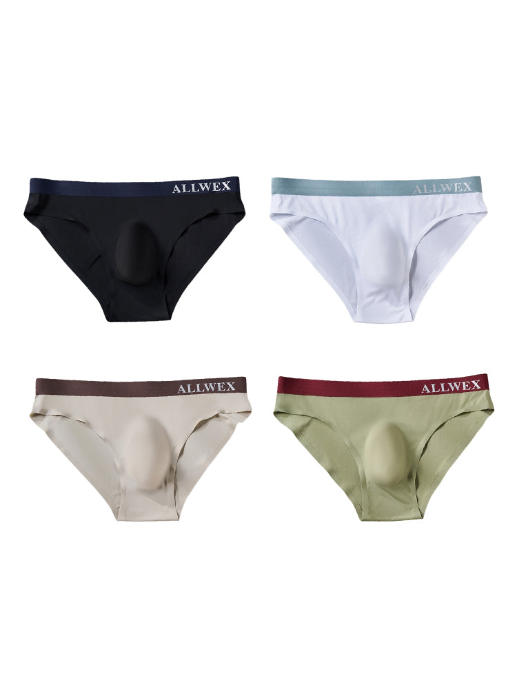 4 Pack Men's Cooling Stretch Fit Lightweight & Airy Soft Touch Briefs | dmunderwear detail image 2
