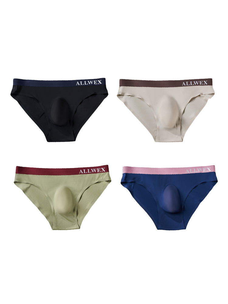 4 Pack Men's Cooling Stretch Fit Lightweight & Airy Soft Touch Briefs | dmunderwear detail image 20