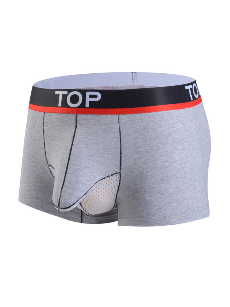 4 Pack Men's Cotton Gun Egg Separation Elephant Nose Trunks | dmunderwear detail image 18