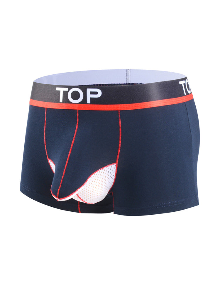 4 Pack Men's Cotton Gun Egg Separation Elephant Nose Trunks | dmunderwear detail image 20