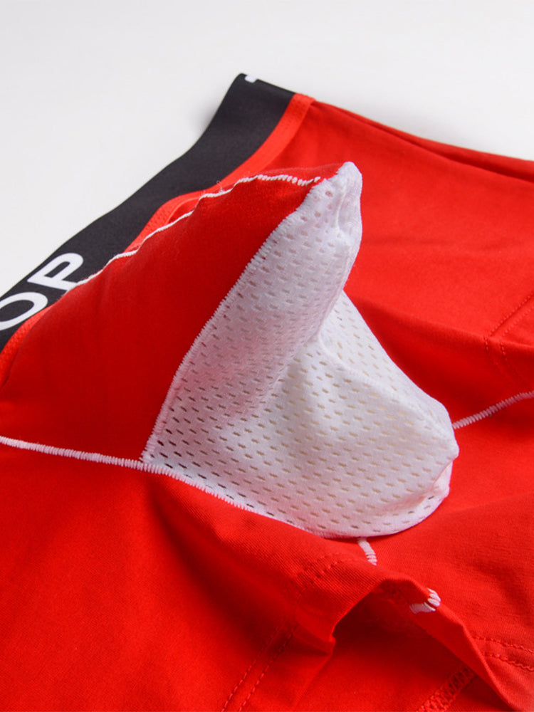 4 Pack Men's Cotton Gun Egg Separation Elephant Nose Trunks | dmunderwear detail image 3