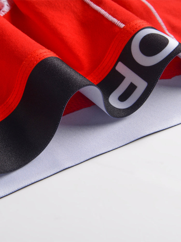 4 Pack Men's Cotton Gun Egg Separation Elephant Nose Trunks | dmunderwear detail image 4