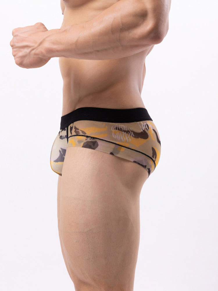 4-pack Men's Double-layer Breathable Mesh Briefs | dmunderwear detail image 14