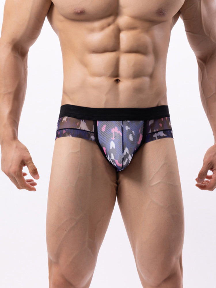 4-pack Men's Double-layer Breathable Mesh Briefs | dmunderwear detail image 17
