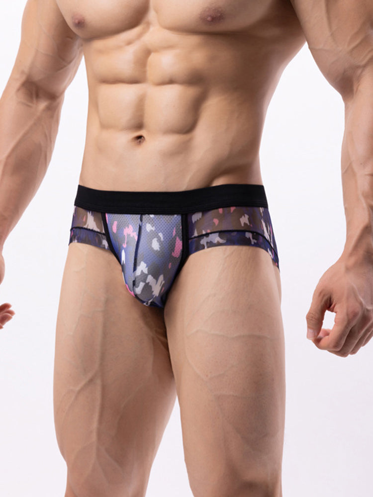 4-pack Men's Double-layer Breathable Mesh Briefs | dmunderwear detail image 19