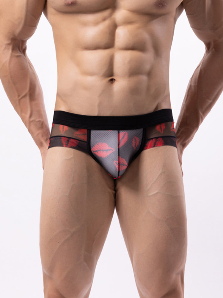 4-pack Men's Double-layer Breathable Mesh Briefs | dmunderwear detail image 3