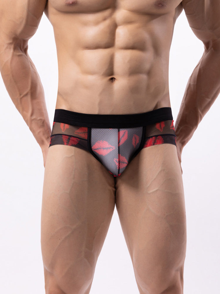 4-pack Men's Double-layer Breathable Mesh Briefs | dmunderwear detail image 5