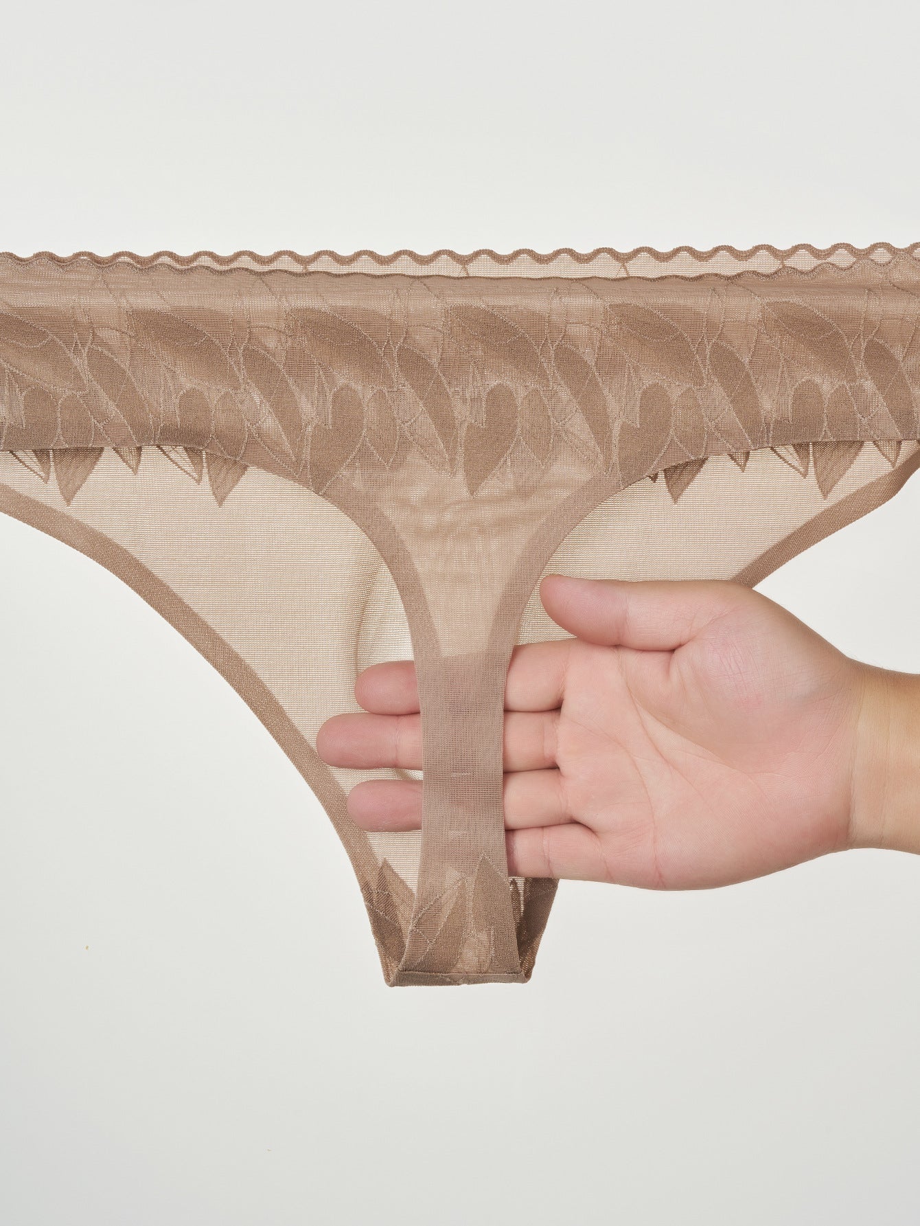 4 Pack Men's High-Stretch & Low-Rise Lace Trim Large Pouch Thongs | dmunderwear detail image 12