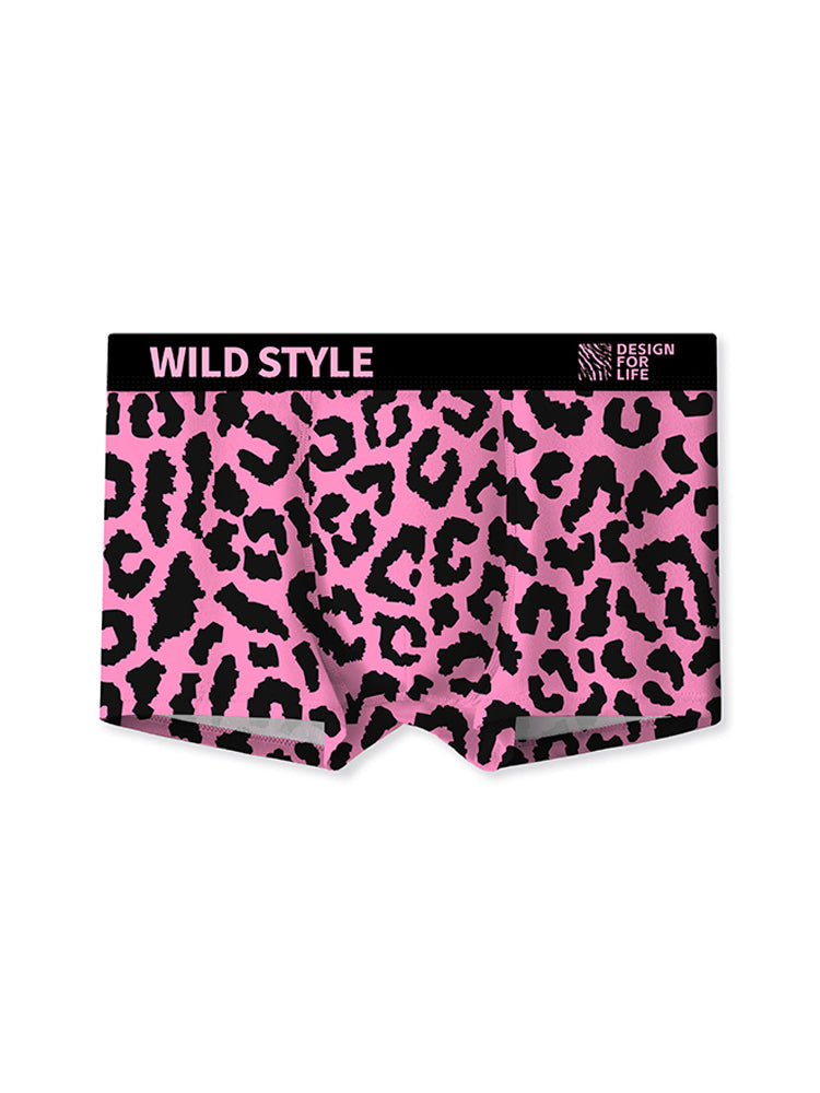 4 Pack Men's Ice Silk Bold Prints Anti-Chafing Stretch Fit Trunks | dmunderwear