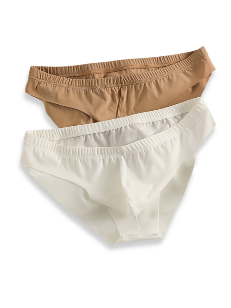 4 Pack Men's Ice Silk Lightweight Breathable Minimalist Briefs | dmunderwear detail image 6