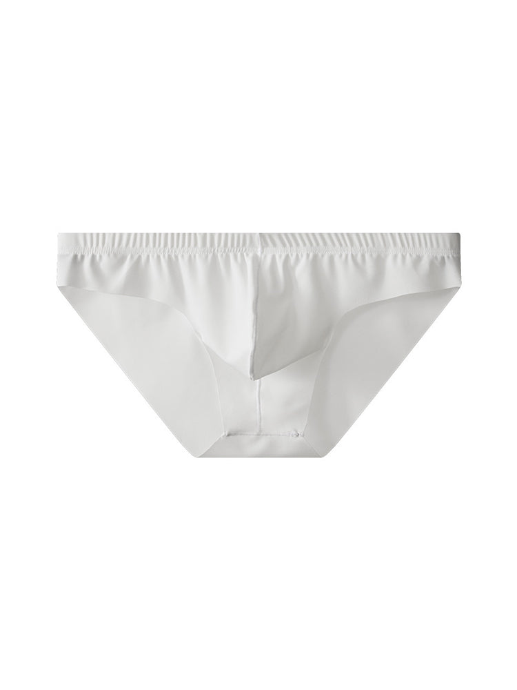 4 Pack Men's Ice Silk Lightweight Breathable Minimalist Briefs | dmunderwear detail image 9