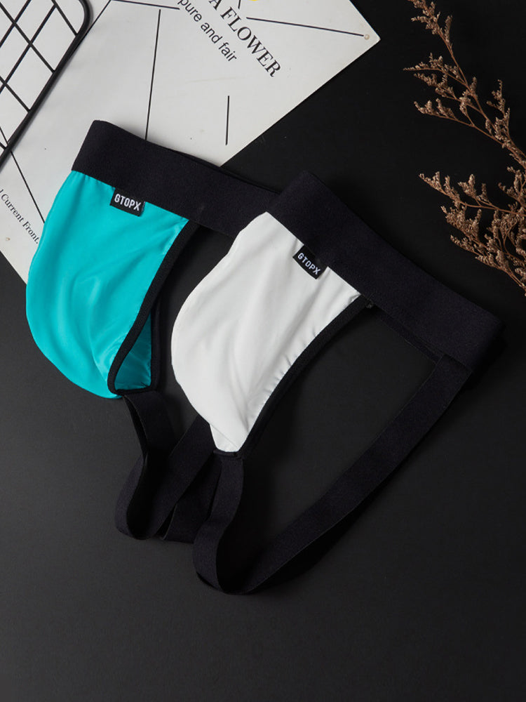 4-pack Men's Ice Silk Quick-Dry Breathable Mesh Jockstrap | dmunderwear detail image 7