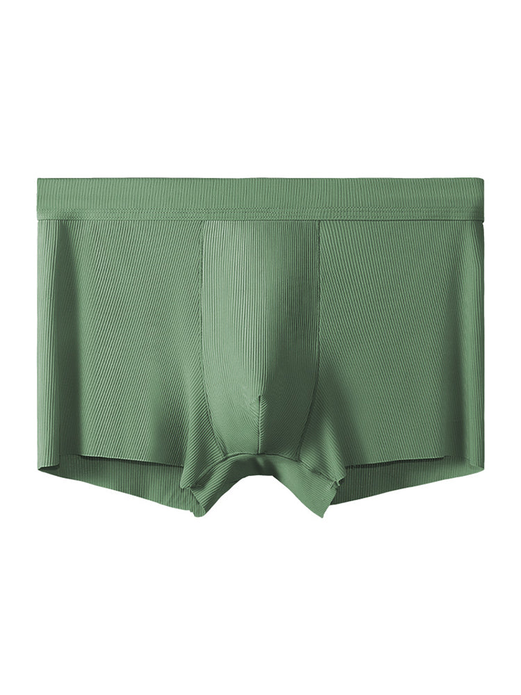 4 Pack Men's Ice Silk Seamless Trunks Underwear | dmunderwear detail image 12