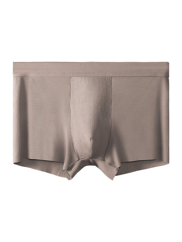 4 Pack Men's Ice Silk Seamless Trunks Underwear | dmunderwear detail image 13