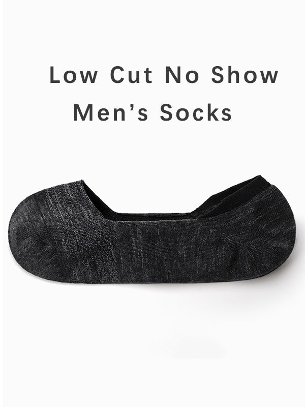 4 Pack Men's Low Cut No Show Socks | dmunderwear detail image 3