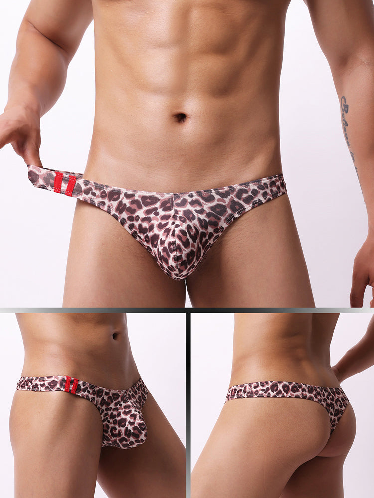 4 Pack Men's Low-Rise Moisture-Wicking Odor-Control Comfort Thongs | dmunderwear detail image 11