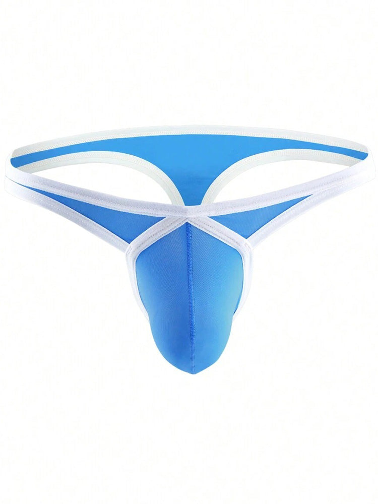 4 Pack Men's Low-Rise Sexy Narrow-Band Cooling U-Convex Breathable Comfortable Thong | dmunderwear