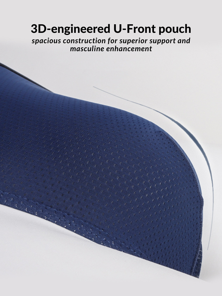 4 Pack Men's Low-Rise Stretchy U-Pouch Thongs | dmunderwear detail image 16